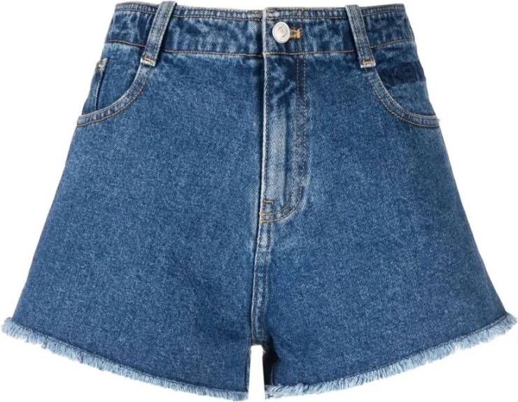 Kenzo Denim Shorts voor Dames Blauw Dames