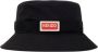 Kenzo Zwarte Casual Bucket Hoed Stijlvolle Herenaccessoire Zwart Heren - Thumbnail 1