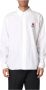 Kenzo Witte Casual Overhemd met `Boke Flower` Crest White Heren - Thumbnail 5