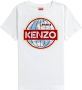 Kenzo Witte T-shirts en Polos met Geborduurd Insigne White Dames - Thumbnail 1
