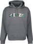 Kenzo Logo oversized sweatshirt met capuchon Grijs Heren - Thumbnail 3