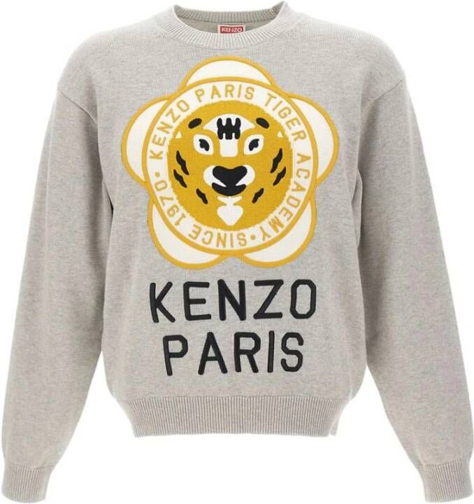 Kenzo Grijze Sweaters Paris Collectie Gray Heren