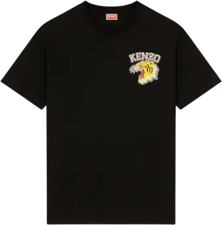 Kenzo Heren Katoenen T-Shirt Stijlvol en Comfortabel Zwart Heren