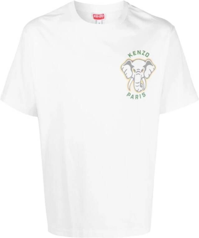 Kenzo Premium Heren T-Shirt Klassieke Pasvorm White Heren