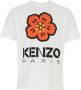 Kenzo Heren Klassiek Logo T-Shirt Wit Heren - Thumbnail 1