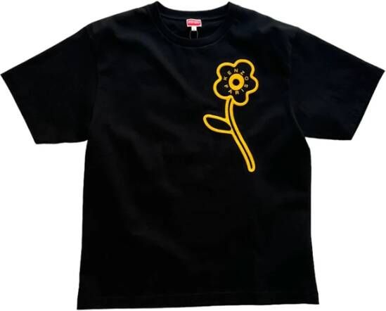 Kenzo Katoenen T-Shirt Stijlvol en Comfortabel Black Heren