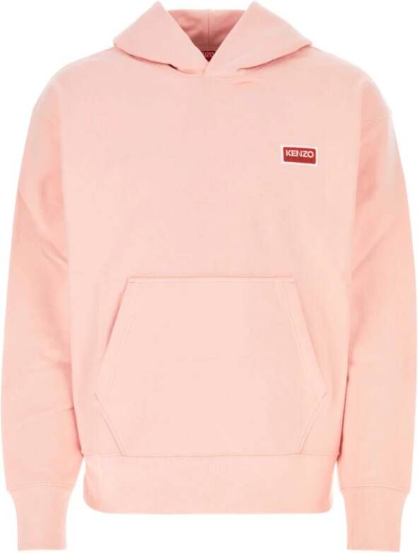 Kenzo Oversized Stretch Katoenen Sweatshirt Roze Heren