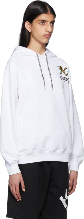 Kenzo Warm en stijlvol hoodie voor vrouwen White Dames
