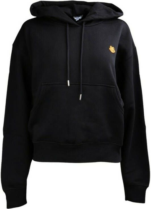 Kenzo Zwarte Tiger Crest Logo Hoodie Black Dames