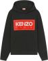 Kenzo Zwarte Katoenen Sweatshirt met Capuchon en Logo Print Black Heren - Thumbnail 1