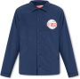 Kenzo Blauwe Globe Nylon Jas voor Heren Blauw Heren - Thumbnail 2