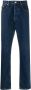 Kenzo Blauwe Katoenen Slim Fit Straight Leg Jeans Blauw Heren - Thumbnail 1