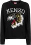 Kenzo Sweatshirt met Jungle Borduursel en Tijgerhoofd Motief Black Dames - Thumbnail 3