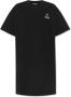 Kenzo Bloemen T-shirt Jurk Black Dames - Thumbnail 1