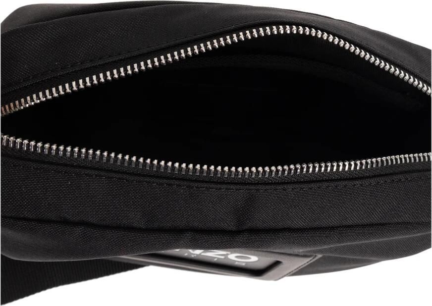 Kenzo Geëmbosseerde Logo Schoudertas Black Heren - Foto 4