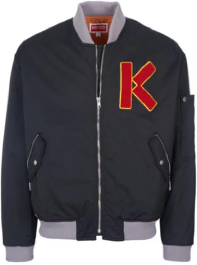 Kenzo Stijlvolle Jas Black Heren