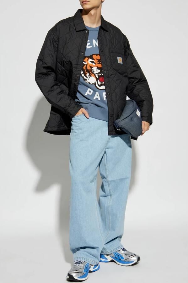 Kenzo Sweatshirt met Tijgerhoofd Blue Heren - Foto 3