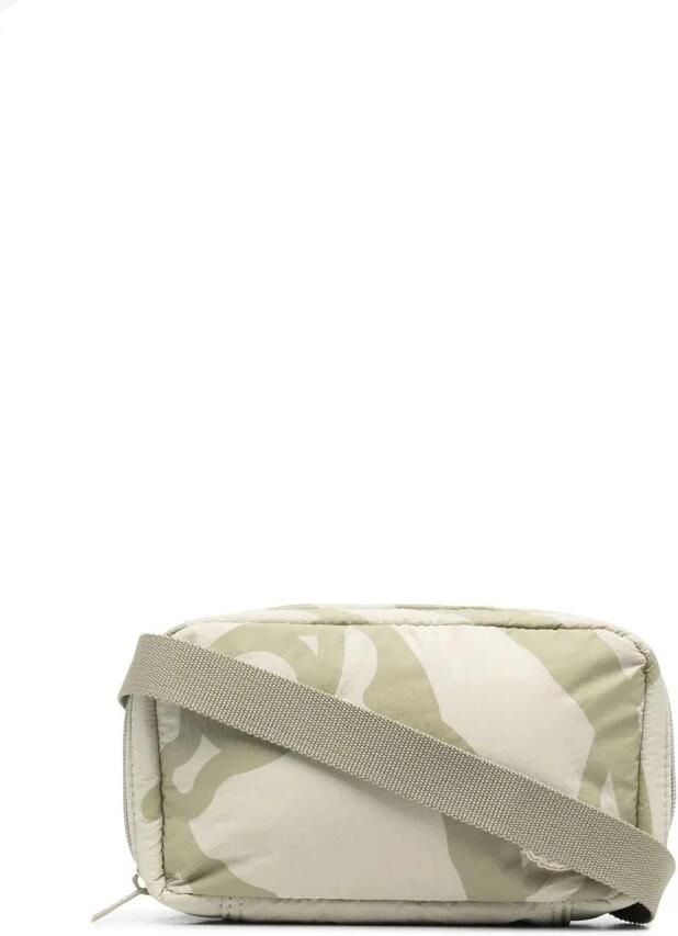 Kenzo Tijger Schoudertas Salie Groen Logo Multicolor Dames