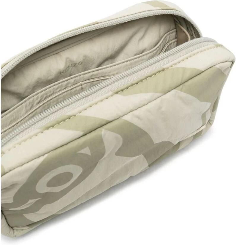 Kenzo Tijger Schoudertas Salie Groen Logo Multicolor Dames - Foto 2