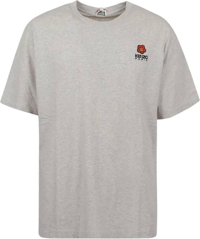 Kenzo Klassiek Crest Logo T-Shirt Grijs Heren