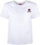 Kenzo Witte Katoenen T-shirt met Borduursel White Dames - Thumbnail 1