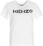 Kenzo Klassiek Logo T-Shirt Wit 100% Katoen White Dames - Thumbnail 1