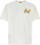 Kenzo Witte Katoenen T-shirt met Gestileerd Logo White Heren - Thumbnail 2