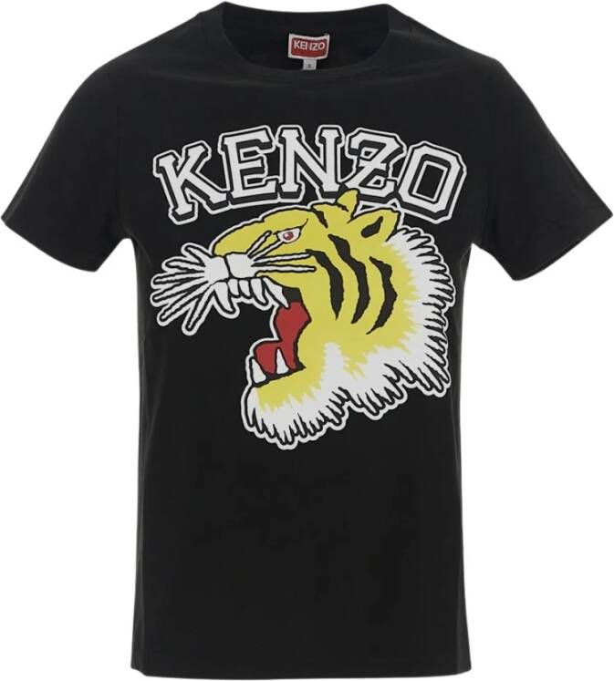 Kenzo Klassiek Tiger T-Shirt Zwart Dames