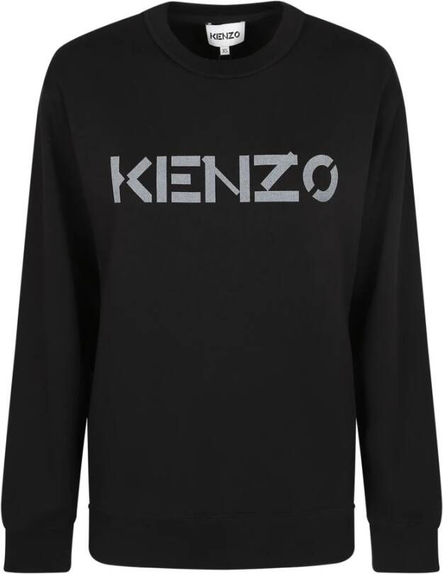 Kenzo Klassiek Zwart Katoenen Sweatshirt Zwart Dames