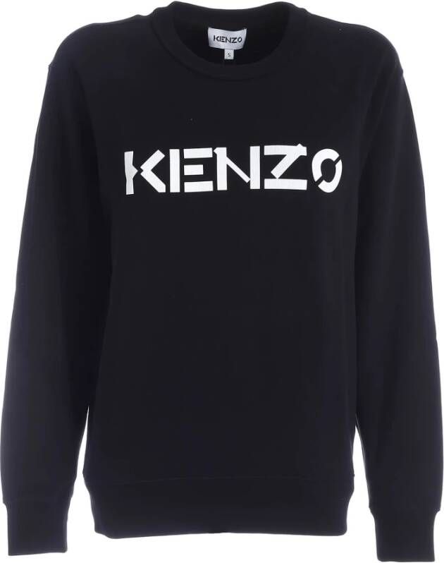 Kenzo Klassiek Zwart Katoenen Sweatshirt Black Dames
