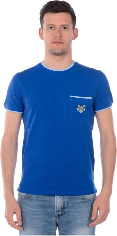 Kenzo Korte mouwen T-shirt Blauw Heren