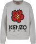 Kenzo Grijze Sweatshirt met Logo-Print en Bloemenmotief Gray Dames - Thumbnail 8