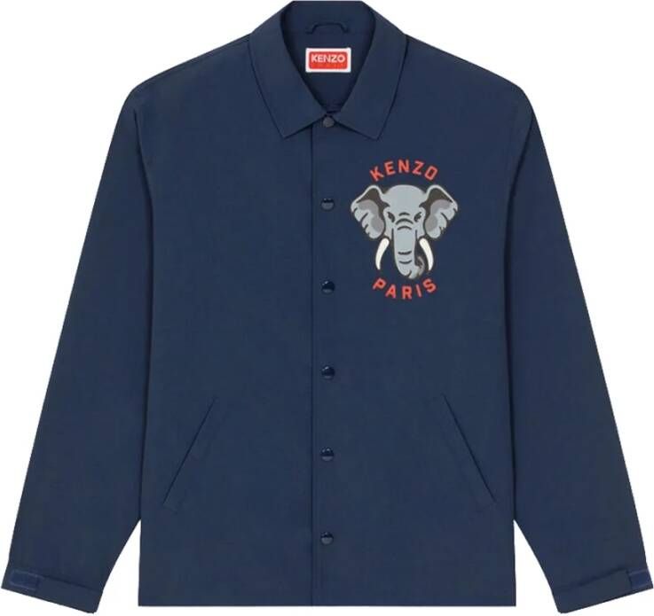 Kenzo Light Jackets Blauw Heren