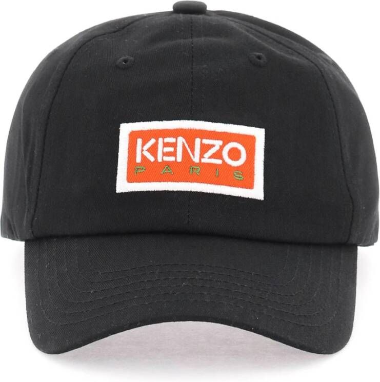 Kenzo Logo baseball cap Black Heren