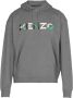 Kenzo Logo oversized sweatshirt met capuchon Grijs Heren - Thumbnail 1