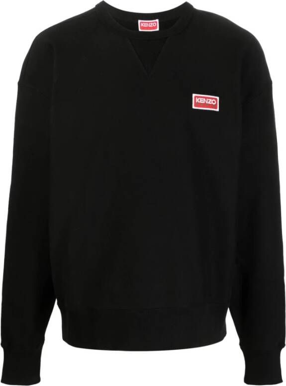 Kenzo Logo-print Sweatshirt Zwart Heren