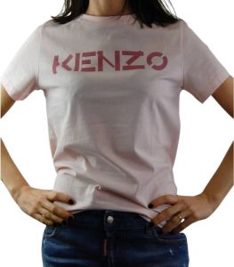 Kenzo Logo-Print T-shirt Wit Dames