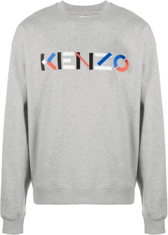 Kenzo Logo sweatshirt Grijs Heren
