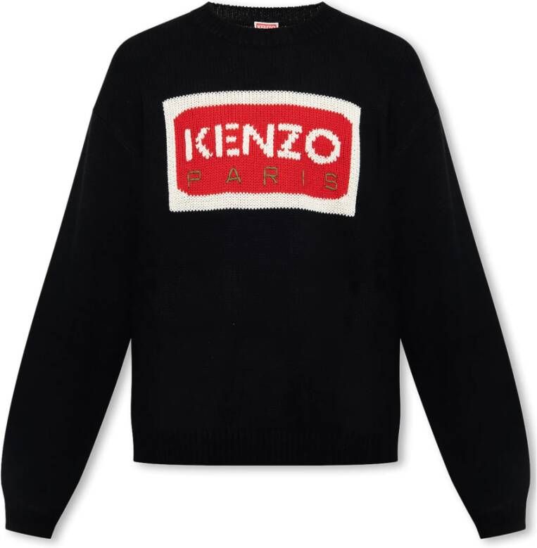 Kenzo Zwarte Sweaters Stijlvolle Gebreide Truien voor Heren Black Heren