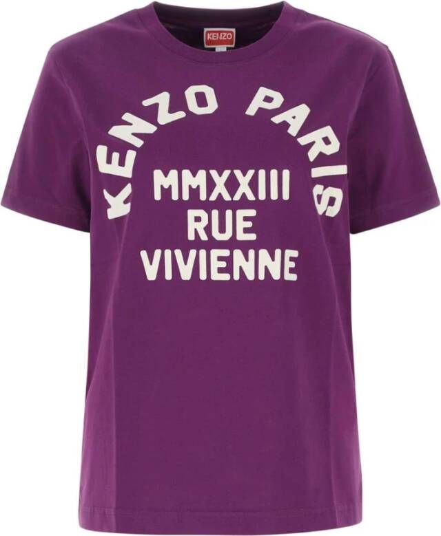 Kenzo Luxe Dames T-Shirts Collectie Paars Dames