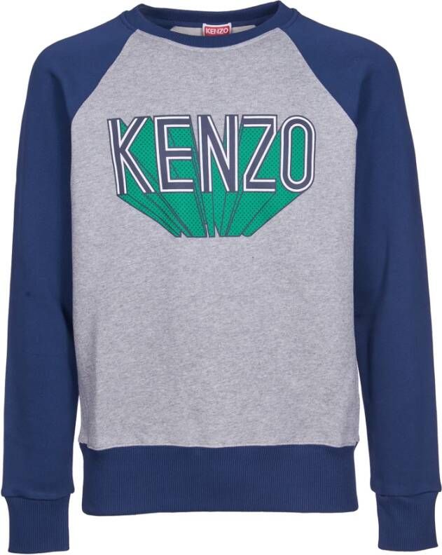 Kenzo Metallic Pinafore Sweaters Grijs Heren