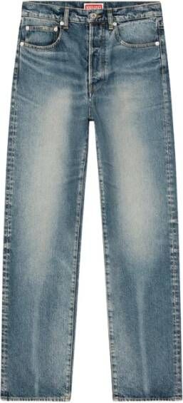Kenzo Moderne Man Straight Jeans Blauw Heren