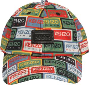 Kenzo Multicolor Logo Cap Meerkleurig Heren
