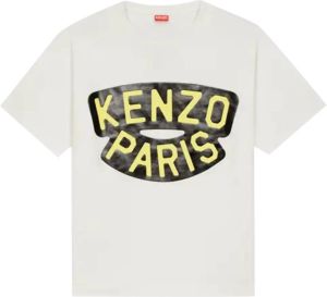 Kenzo Nautisch Oversized T-Shirt Wit Heren