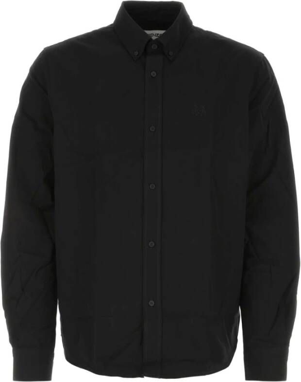 Kenzo Normaal Overhemd Zwart Heren