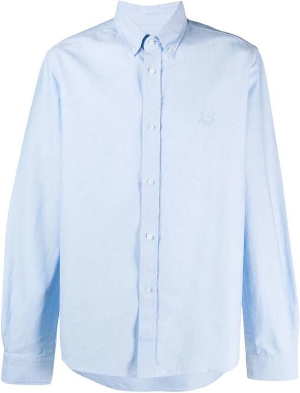 Kenzo Normaal shirt Blauw Heren
