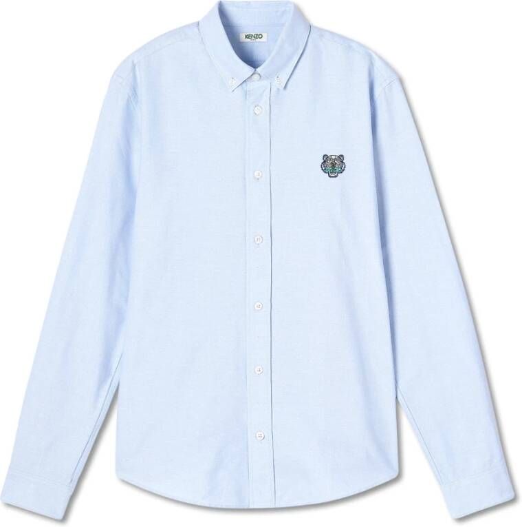 Kenzo Normaal shirt Blauw Heren