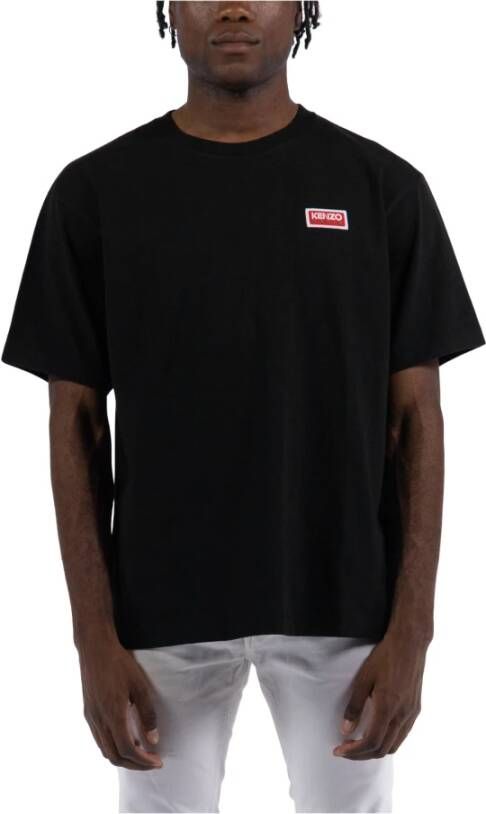 Kenzo Oversized Logo T-Shirt Zwart Heren