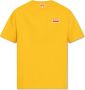 Kenzo Oversize T-shirt Parijs Stijl Logo Yellow Heren - Thumbnail 1