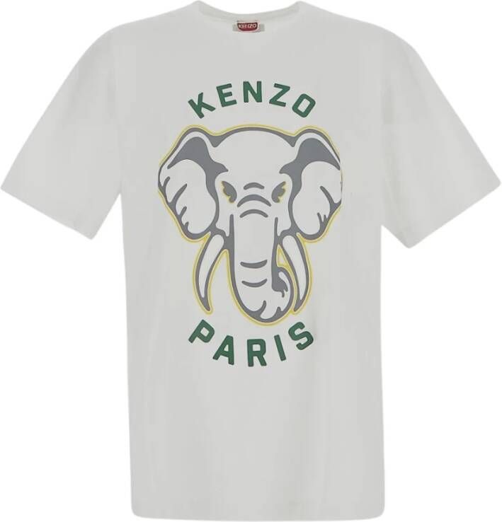 Kenzo Oversized T-shirt Wit Heren